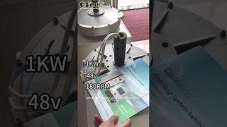 Video Perbandingan 1KW#GREEF #greenenergy #renewableenergy #cleanenergy #axialfluxcorelessgenerator
