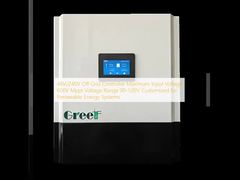 Pengontrol Off Grid 48V/240V Tegangan Input Maksimum 600V Rentang Tegangan Mppt 90-530V Disesuaikan untuk Sistem Energi Terbarukan
