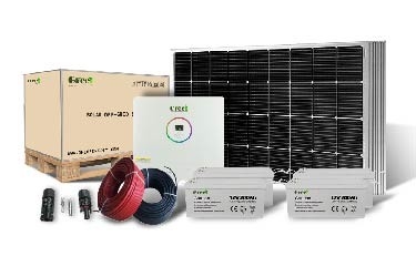 48-240V Output Voltage Sistem Surya dengan Keandalan Baterai Gel