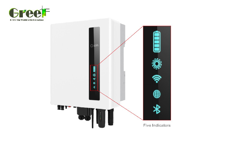 Inverter On Grid dengan Efisiensi 95% untuk Frekuensi 50/60Hz dan Rentang Suhu -25C-60C