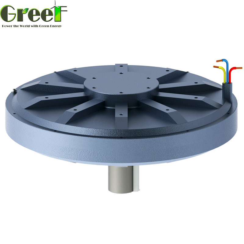 3KW Low Rpm Alternator Magnet Permanen Torsi Mulai Rendah Generator Angin Vertikal