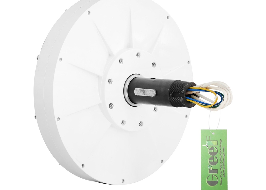 3KW Low Rpm Alternator Magnet Permanen Torsi Mulai Rendah Generator Angin Vertikal
