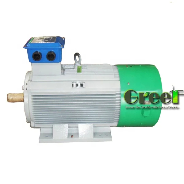 20rpm-3000rpm Metoda pendinginan udara 3 fase Generator magnet permanen Generasi listrik berkecepatan rendah