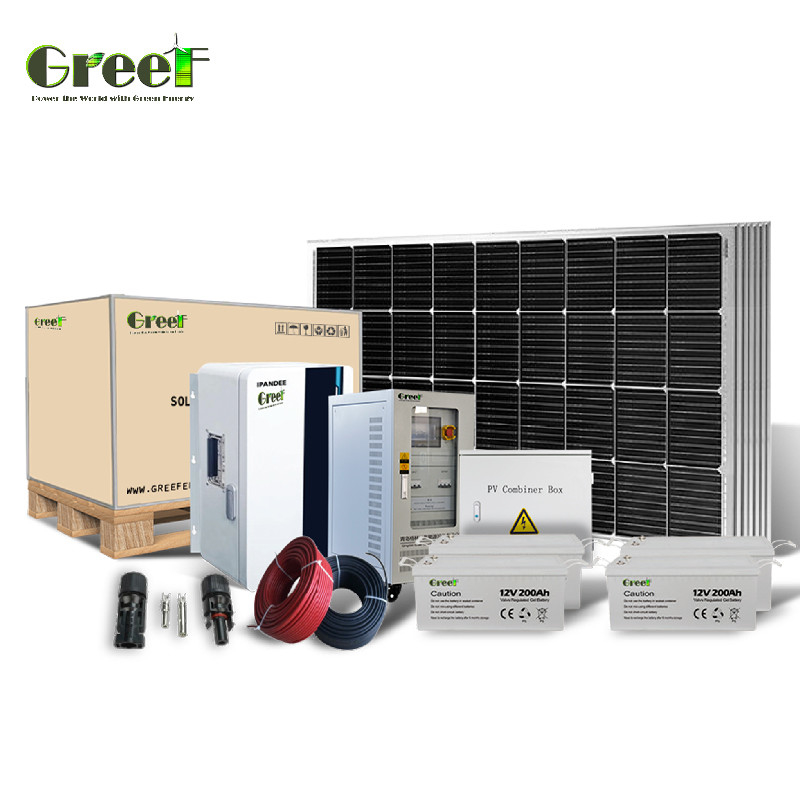 5kW Off Grid Solar System dengan MPPT Charge Controller Tegangan Keluar 48-240V