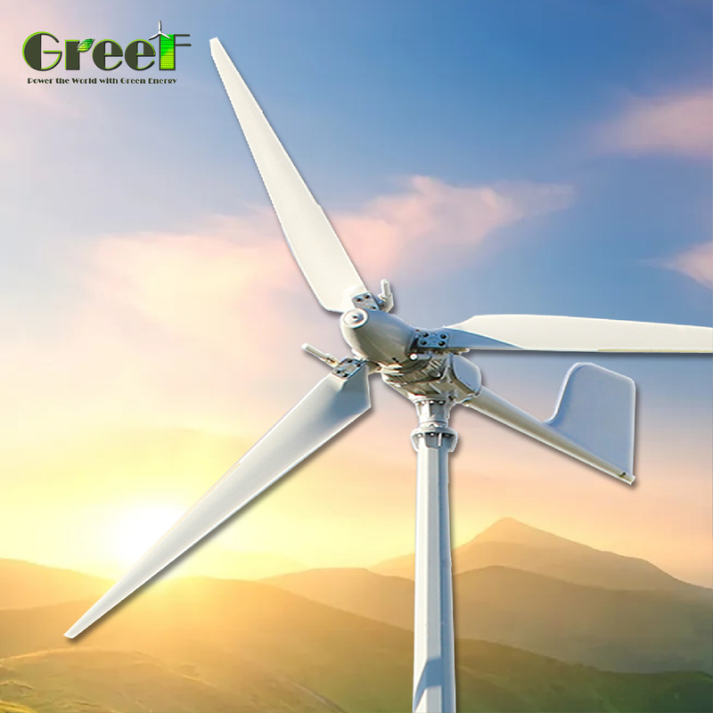 5KW 10KW 20KW 30KW Low Start Wind Speed Pitch Control Turbin Angin Generator Angin Horizontal