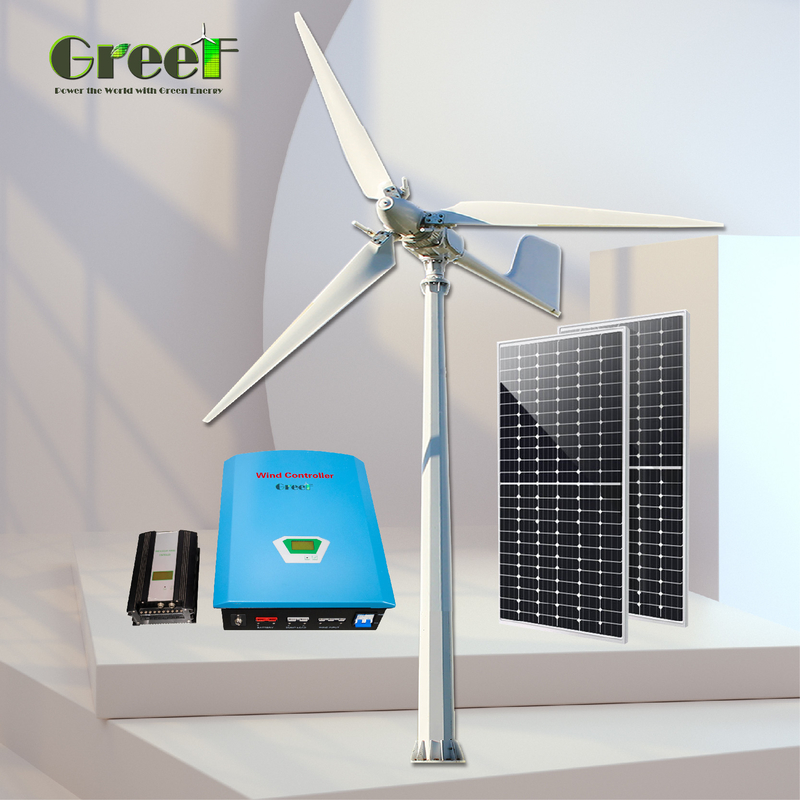 Panel silikon monokristalin Off Grid Power System Tegangan Keluar 48-240V