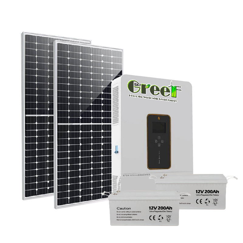 230Vac Single Phase Hybrid Solar System Dengan Inverter Gelombang Sinus Murni Dan Layar LCD