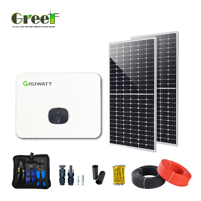 Konsumsi Internal Kurang dari 5W grid tie solar array system With Monitoring and Net Metering