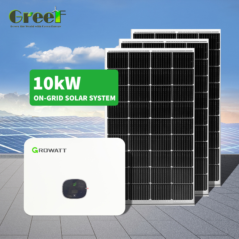 Sistem Surya On Grid dengan Panel Silicon Monokristalin yang Dibangun dalam Sistem Pemantauan
