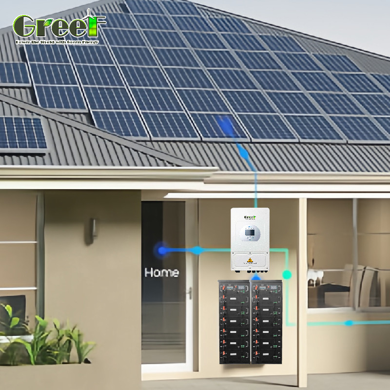 Sistem Surya Hibrida Pengendalian Jauh untuk Panel Surya PV dan Pencahayaan Putih Panas