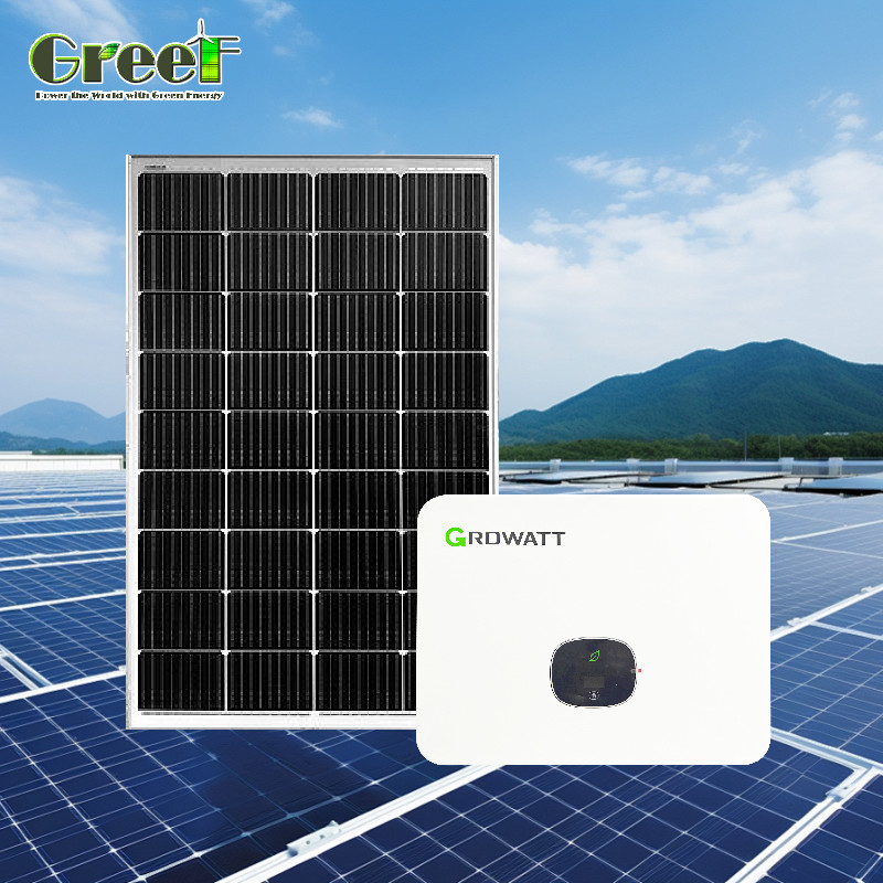 Sistem Surya Hibrida Pengendalian Jauh untuk Panel Surya PV dan Pencahayaan Putih Panas