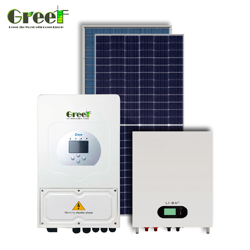Sistem Surya Hibrida Pengendalian Jauh untuk Panel Surya PV dan Pencahayaan Putih Panas