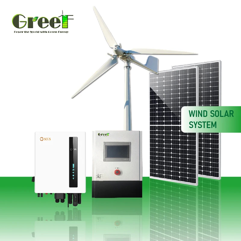 230vc Single-phase Nominal Output Voltage Hybrid Solar System untuk Rumah Sistem Tenaga Surya