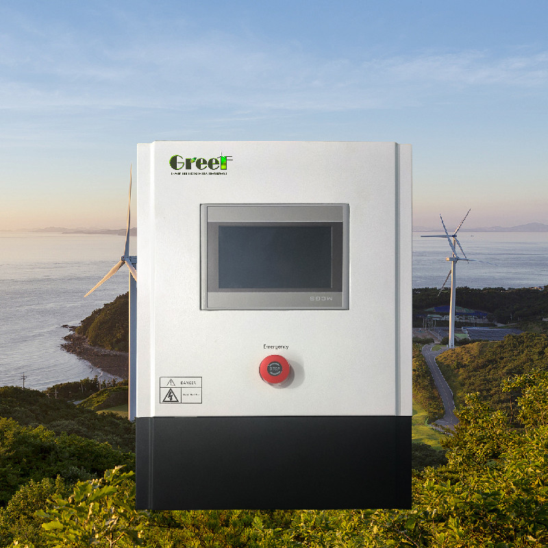 3kw 5kw LCD touch screen display On Grid Controller dengan beban dump untuk Wind Generator Systems