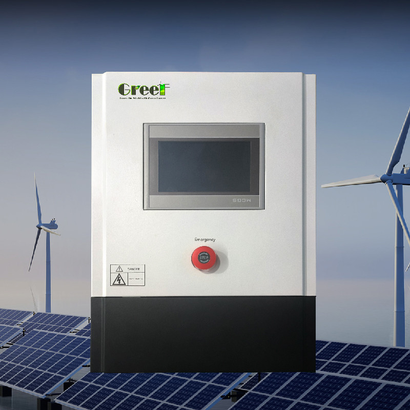 Turbin angin seri GT-PCTC 3kw 5kw 10kw pada pengontrol jaringan dengan inverter untuk sistem