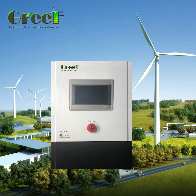 Turbin angin seri GT-PCTC 3kw 5kw 10kw pada pengontrol jaringan dengan inverter untuk sistem