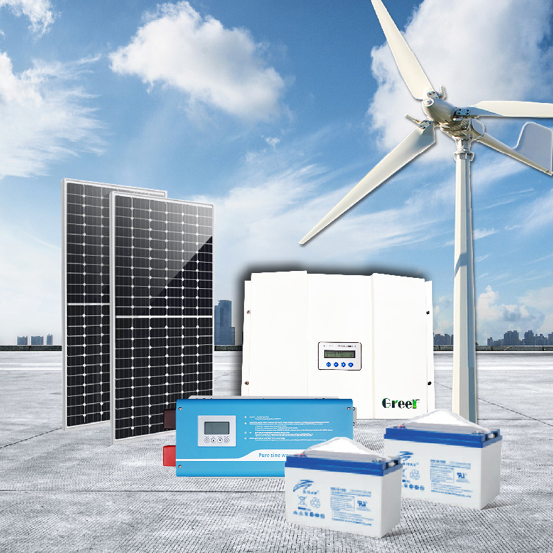 GBBC Wind Controller 48V/240V PWM/MPPT Mode LCD Di Bawah Tegangan 40.8V/210V Disesuaikan
