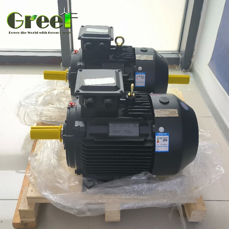 1500 rpm PM Motor dengan 6 kutub Generator Synchronous Type Y Winding