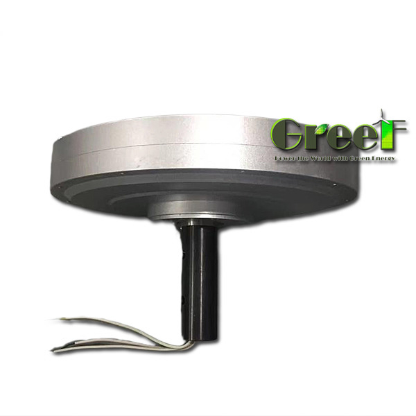 12-450V Customized Coreless Permanent Magnet Generator Outer Rotor / Inner Rotor Tipe poros horisontal dan vertikal