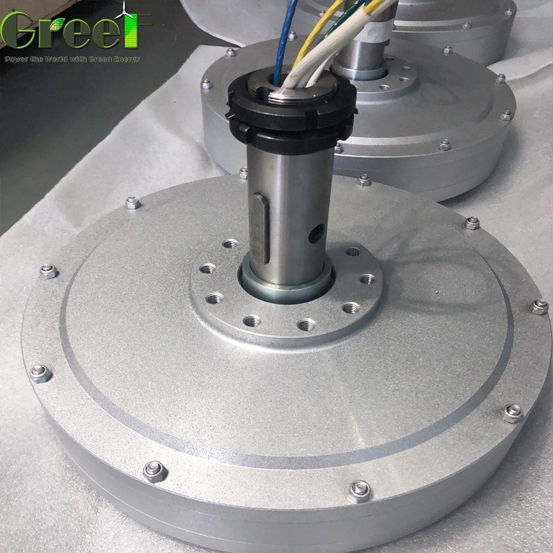 5kw Low Rpm Low Rotation Speed Rotor Dalam Rotor Luar Generator Magnet Permanen Alternator Untuk Turbin Angin Penggunaan Rumah