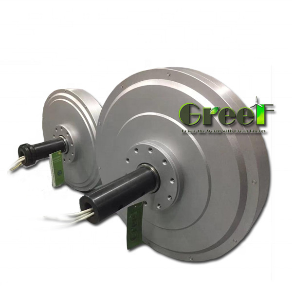 Generator magnet permanen tanpa inti 3 fase 0.1kw-20kw IP54