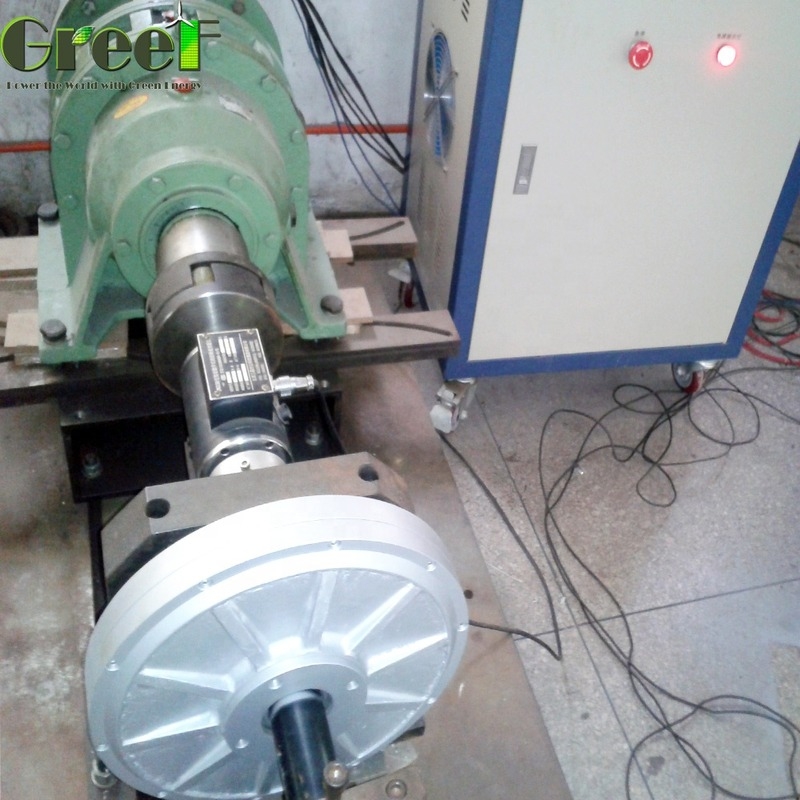 Generator Magnet Permanen Hemat Energi Perlindungan IP54 Tegangan Terukur 48--1140Vac Resistansi Isolasi 100Mohm