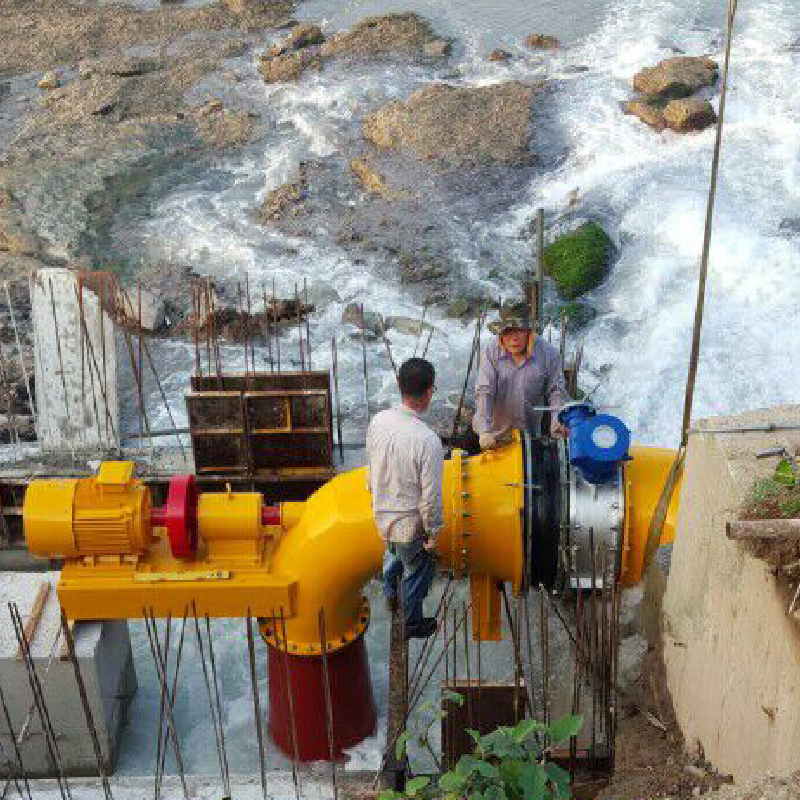 Generator magnet permanen berkecepatan rendah dengan magnet NdFeB dan operasi Hydro PMG bebas perawatan