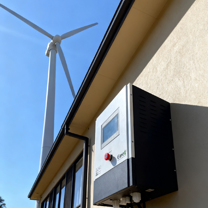 Ethernet Communication Interface On Grid Controller with AC220V-600V Rated Voltage and Natural Convection Cooling