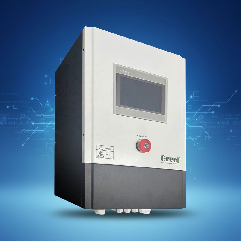 PWM Tegangan Konstan 400DC-700DC Pada Grid Controller dengan Grid Cut Off Protection dan Komunikasi RS485/USB/GPRS/WIFI/Ethernet