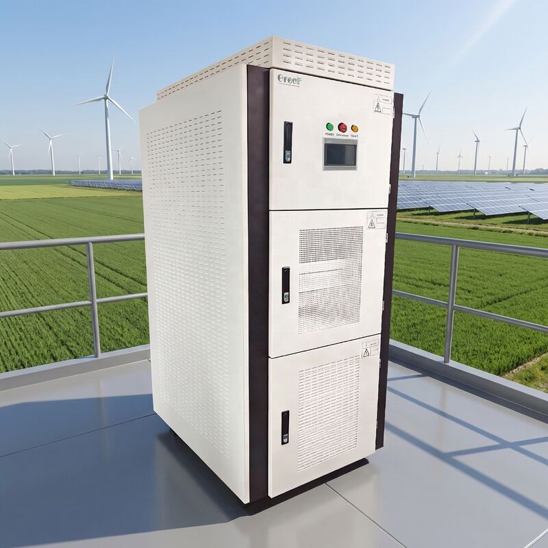 Pada Grid Controller dengan 350-450V DC Input Voltage Range 95% Efisiensi Maksimum dan LCD Touch Screen Display