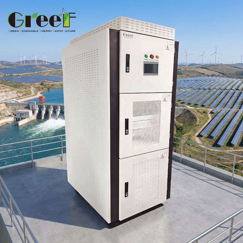 IP20 Perlindungan Rated Generator Hybrid Converter dengan 95% Efisiensi Maksimum dan Layar Sentuh LCD