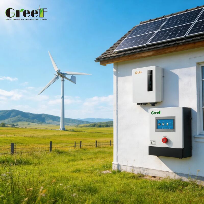 Sistem Surya Hibrida Efisiensi 95% Ketinggian Operasi 4000m Generator Hibrida Angin-Surya untuk Aplikasi On-grid dan Off-grid