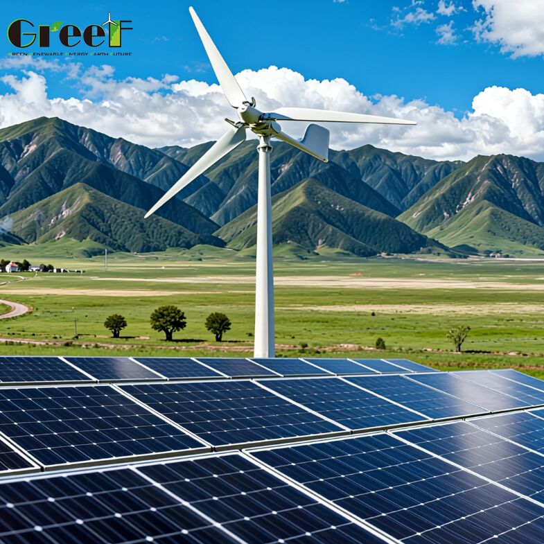 Sistem Surya Hibrida Pemasangan Atap dengan Efisiensi 95% untuk Solusi Energi Terbarukan Off-Grid
