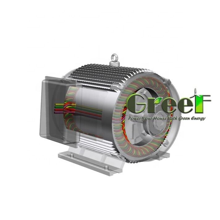 Generator magnet permanen IP54 dengan teknologi dan instalasi magnet NdFeB IMB3 IMB5 IMB35 Memastikan konversi energi