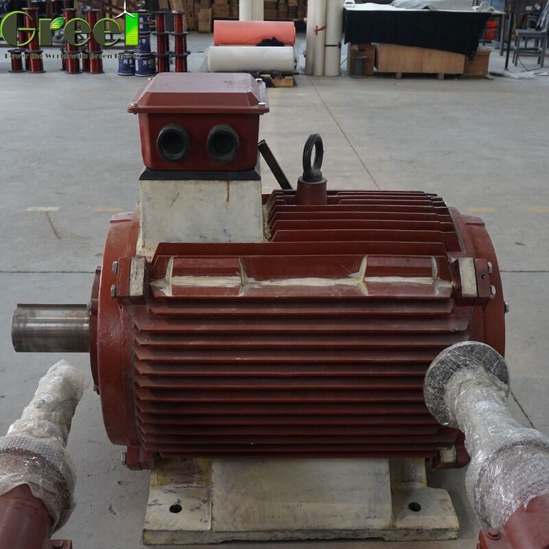 Kawat Tembaga 100% NdFeB Generator Tiga Fase Menampilkan Instalasi IMB3 IMB5 IMB35 Ideal untuk Catu Daya di Lingkungan Industri