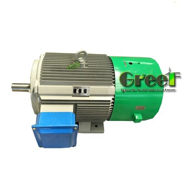 Generator Magnet Permanen Fase 3 Fase NdFeB untuk Generasi Listrik Industri 500W-5000kW