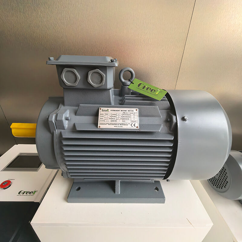 12VAC sampai 1140VAC Generator magnet permanen dengan pendingin diri dengan air kipas dan Klasifikasi IP54