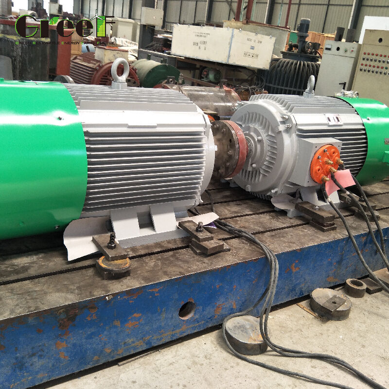 Generator Magnet Permanen Besi Cor dengan Kipas Pendingin dan Rentang Daya 500W-5000kW untuk Output Stabil