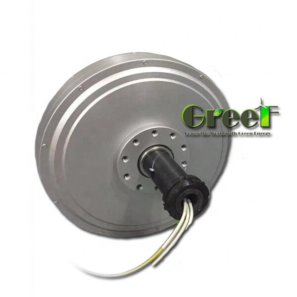 Generator magnet permanen tanpa inti dengan torsi awal rendah, efisiensi tinggi dan desain bebas pemeliharaan untuk tenaga angin