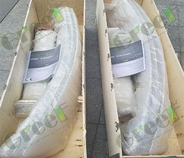 24-380Vac Tegangan sumbu vertikal Turbin angin 3 bilah Bahan FRP untuk suhu -40-50C