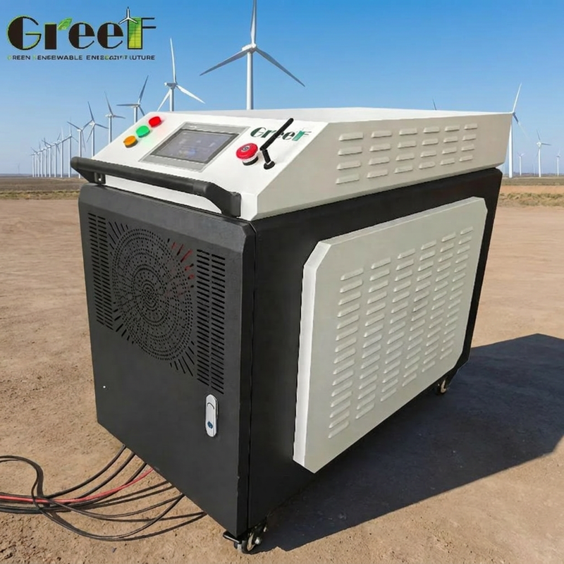 Inverter penyimpanan energi dengan tegangan jaringan nominal 400V, pendingin udara cerdas, dan mode komunikasi Ethernet