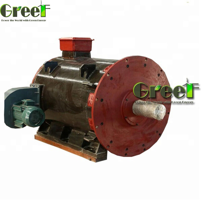 750W sampai 1000kW Motor Magnet Permanen dengan 100Mohm Min Resistensi Isolasi dan Max 120 °C suhu magnet