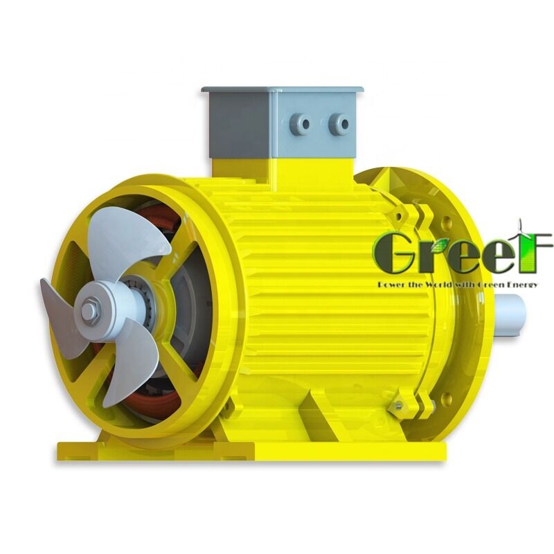 Motor Magnet Permanen Efisiensi Tinggi dengan Max 120°C suhu magnet dan 100Mohm Min resistensi isolasi untuk sistem energi terbarukan