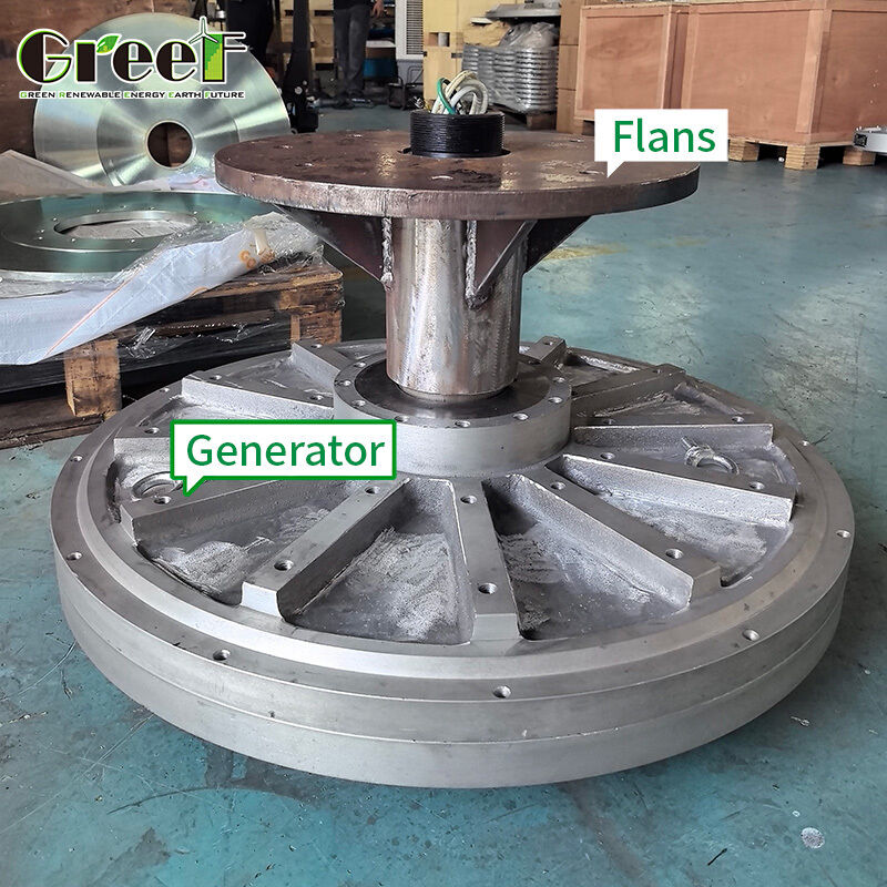 Generator Magnet Permanen Tanpa Perawatan dengan Biaya Siklus Hidup Rendah dan Efisiensi Tinggi untuk Tenaga Angin