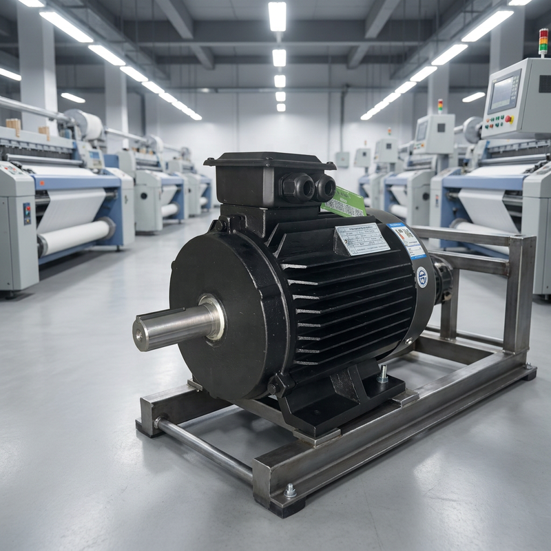 Motor Sinkron Magnet Permanen Kepadatan Torsi Tinggi dengan Magnet Tanah Jarang NdFeB 380V 50Hz