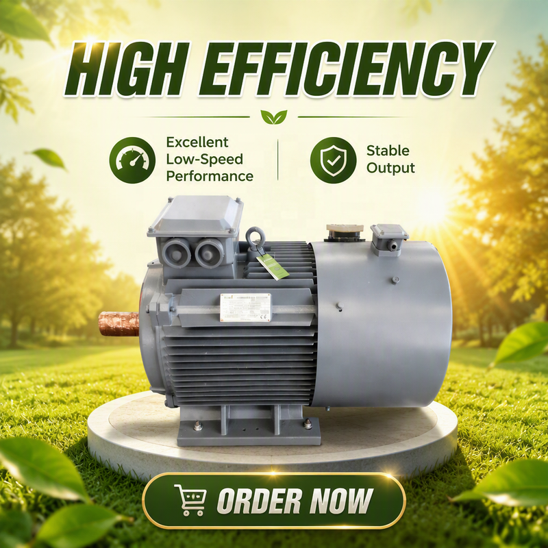 IP 54 Generator magnet permanen 20KW dengan magnet bumi langka untuk energi terbarukan