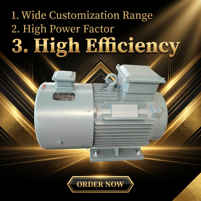 20KW 3 Phase AC Permanent Magnet Generator dengan 100% Copper Winding dan Perlindungan IP54