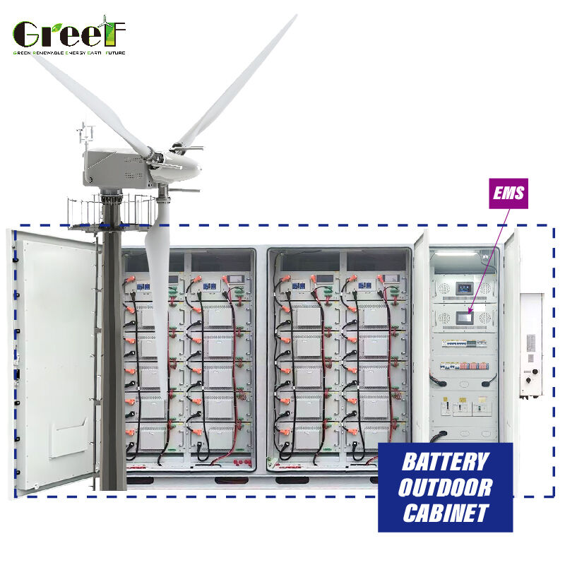 Sistem Tenaga Surya Hibrida dan Sistem Hibrida Tenaga Surya Angin dengan Kapasitas 100 hingga 3000kW, Baterai Lithium LiFePO4, dan Mode Hibrida untuk Penggunaan Industri