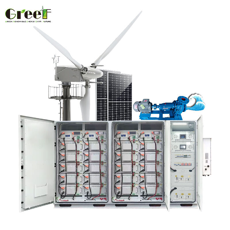 Sistem Hibrida Surya Kustom dengan Tingkat Perlindungan IP65 dan Efisiensi Inverter 98,3% Generator Surya Angin