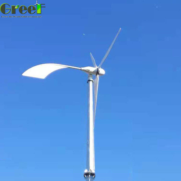 Turbin Angin Sumbu Horisontal Lengkap 5KW Lengkap Hibrid Off Dan On Grid System
